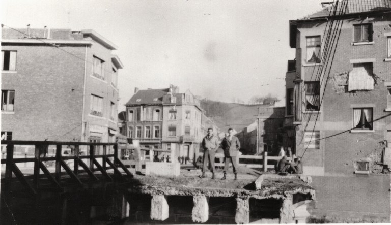 Soldats américains sur le pont d'Hercule