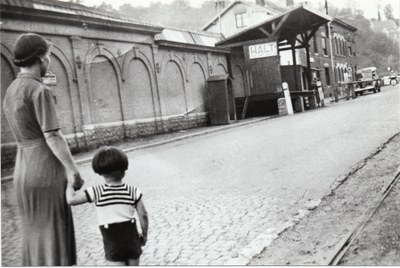 Dolhain - la nouvelle frontière -  Rue des écoles en 1940-1945