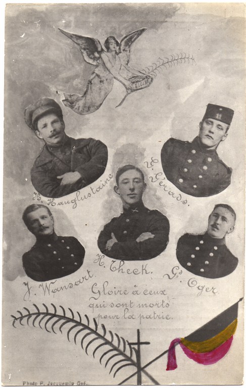 Souvenir pieux à la mémoire des soldats de 14-18