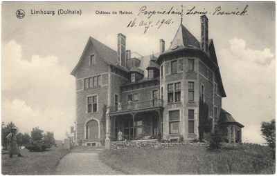 Château de Halloux le 16 août 1911