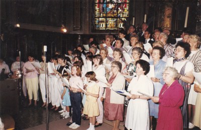 Chorale paroissiale dans l'Eglise Notre Dame