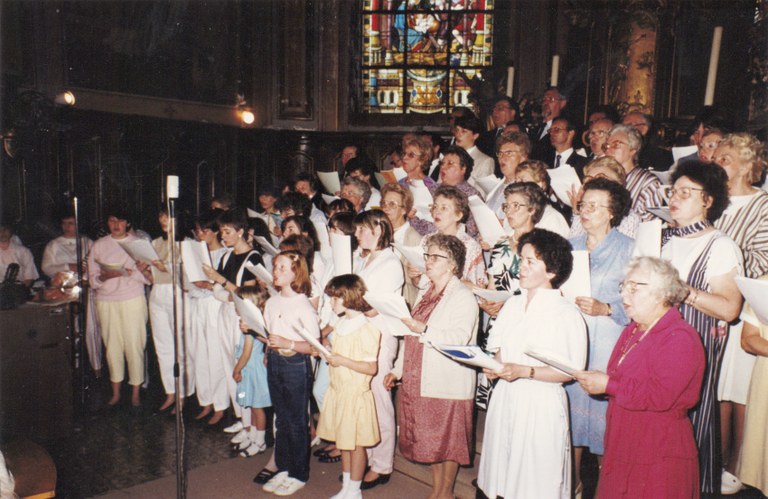 Chorale paroissiale dans l'Eglise Notre Dame