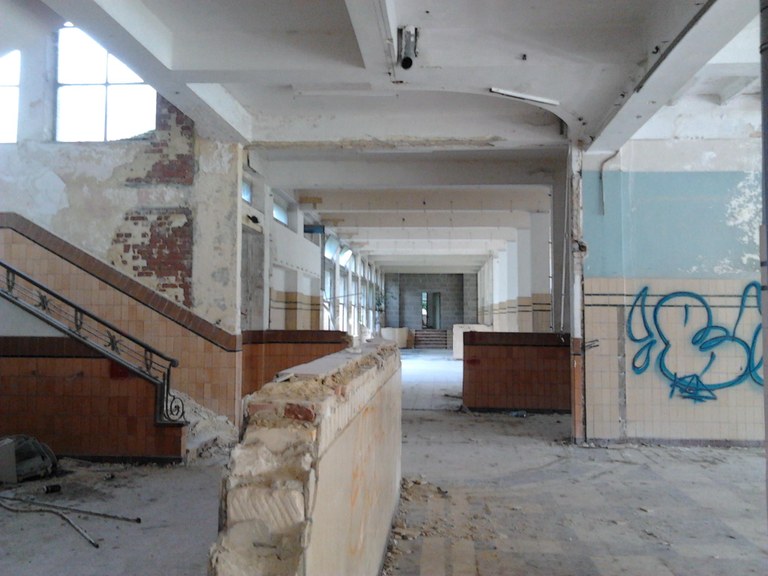 Vues intérieures du bâtiment