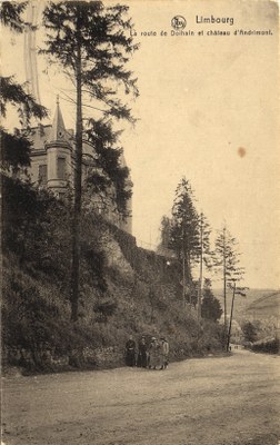 La route de Dolhain et le Château d'Andrimont