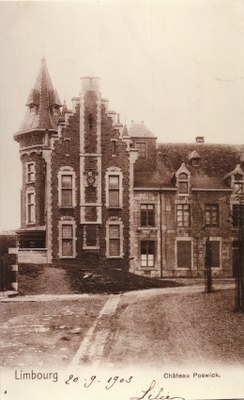 Château Poswick - Vue de la façade avant