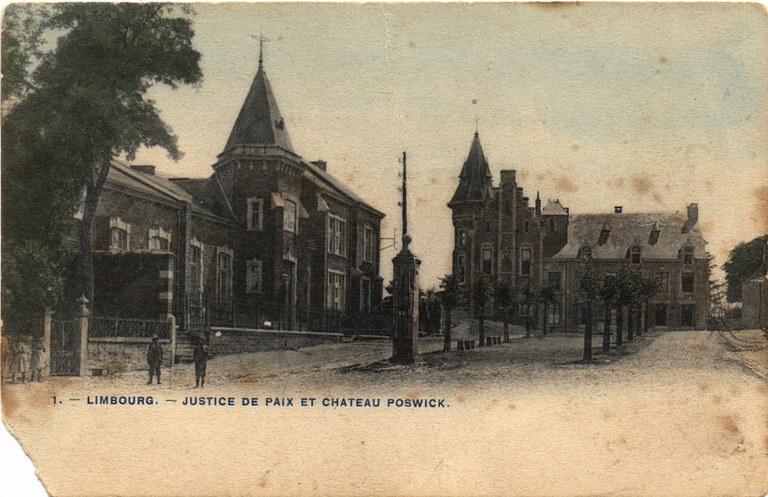 Justice de Paix et Château Poswick