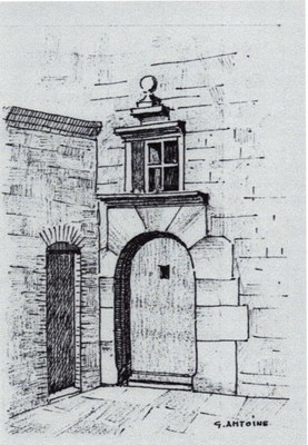 Illustration de G. Antoine de la porte de l'Arvô