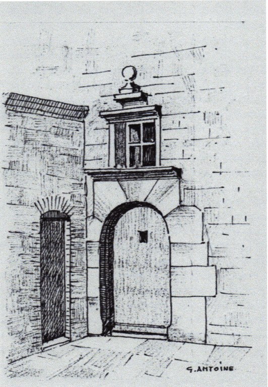 Illustration de G. Antoine de la porte de l'Arvô