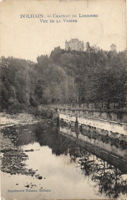 Château de Limbourg vue de la Vesdre