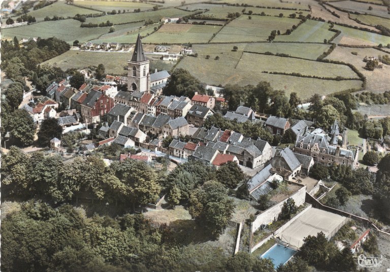 Vue aérienne de Limbourg