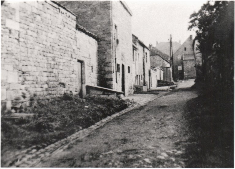 Arrière des maisons du côté pair de la place St Georges