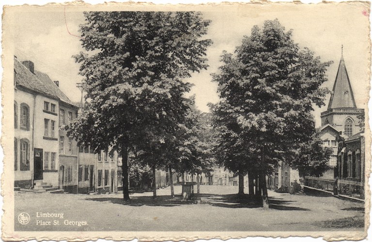 Le haut de la Place St-Georges et les Tilleuls
