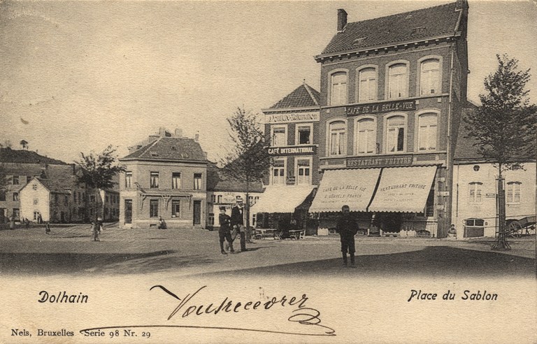 La place du Sablon en 1903