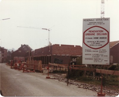 Construction des habitations sociales Rue Moulin en Rhuyff