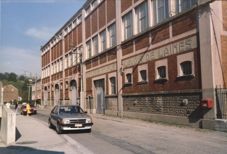 Le lavoir inactif - Rue du moulin en Rhuyff en 1986