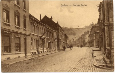 Dolhain - Rue des Ecoles au 19ème siècle