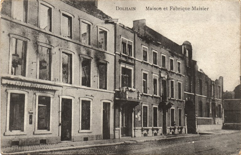 La maison et la fabrique Maisier - Incendie