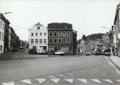 Dolhain - croisement entre la rue Guillaume Maisier et la rue Oscar Thimus en 1988