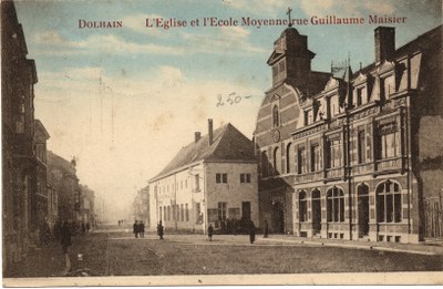 Dolhain - La rue Guillaume Maisier vers 1915