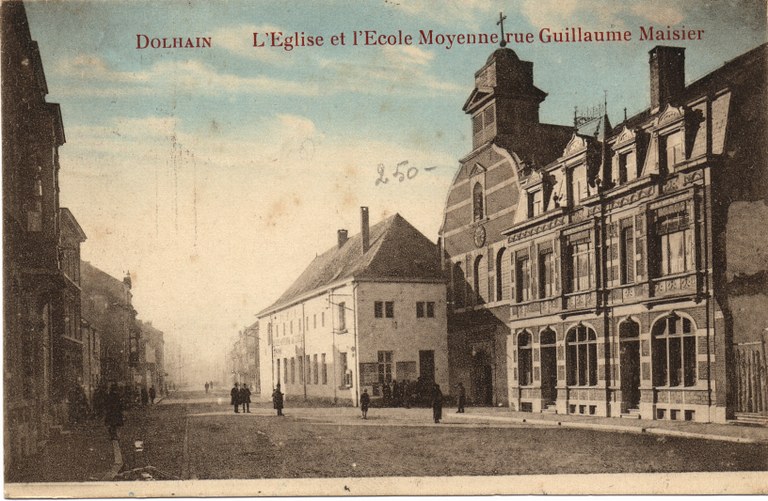 Dolhain - La rue Guillaume Maisier vers 1915