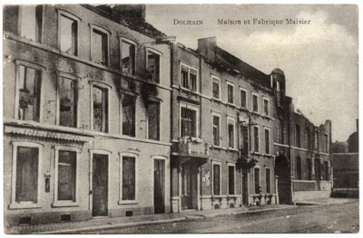 Dolhain - Maison et Fabrique Maisier vers 1920