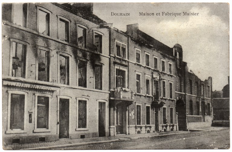 Dolhain - Maison et Fabrique Maisier vers 1920