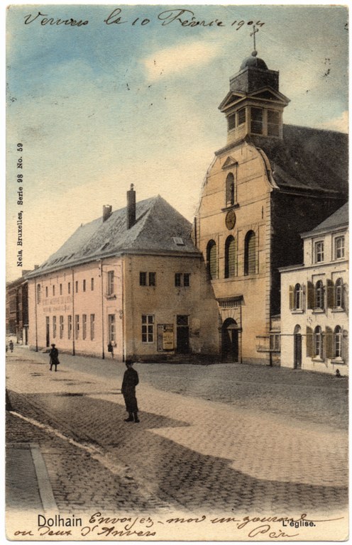 Rue du Collège vers 1905