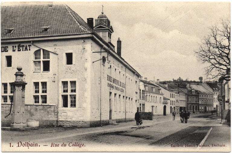 Rue du Collège vers 1905