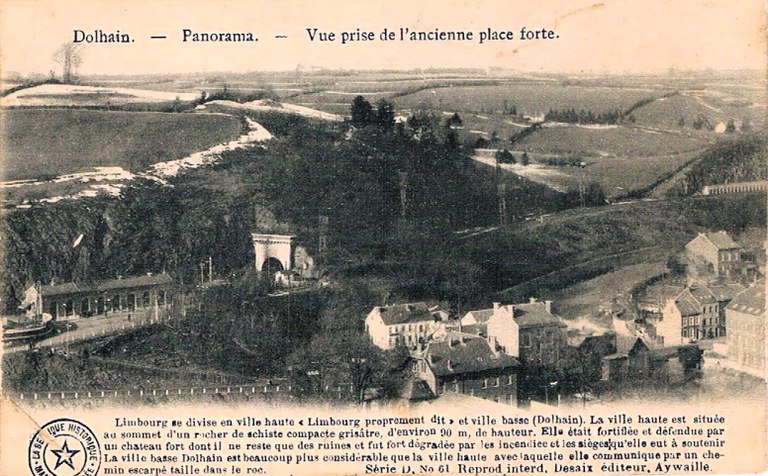 Dolhain - Vue prise de l'ancienne place forte