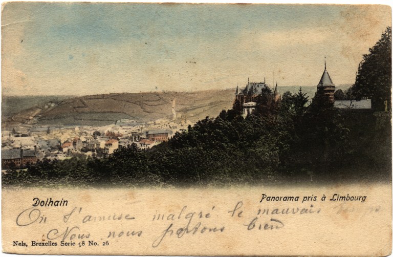 Vue panoramique prise depuis Limbourg