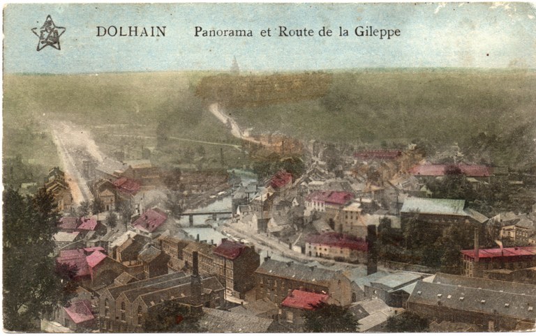 Vue sur Dolhain en ±1920