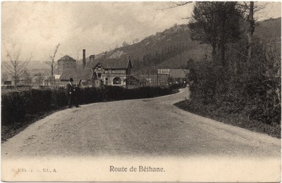 Route de Béthane vers 1907