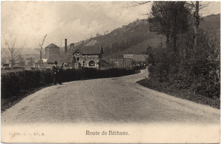 Route de Béthane vers 1907