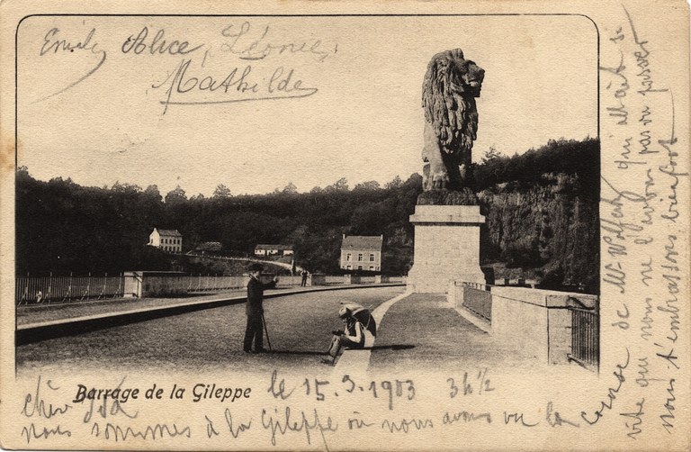 Barrage de la Gileppe en 1903