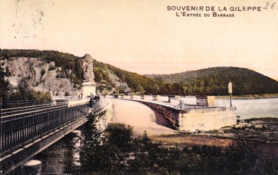 Souvenir de la Gileppe - Entrée du Barrage