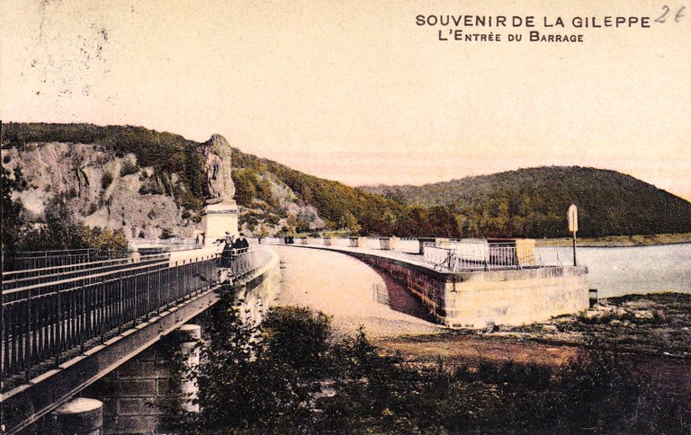 Souvenir de la Gileppe - Entrée du Barrage