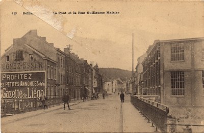 Le pont d'hercule et la rue Guillaume Maisier