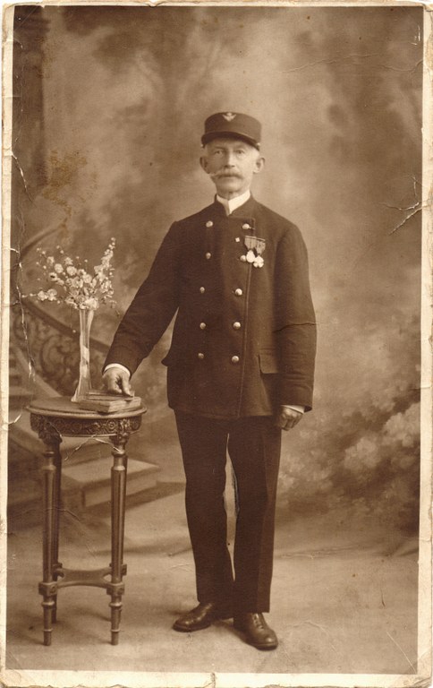 Joseph Peterkenne, chef de gare