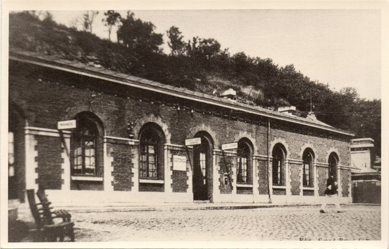 La gare de Dolhain-Gileppe avant 1906