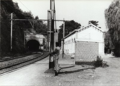 La gare de Dolhain-Gileppe en 1988