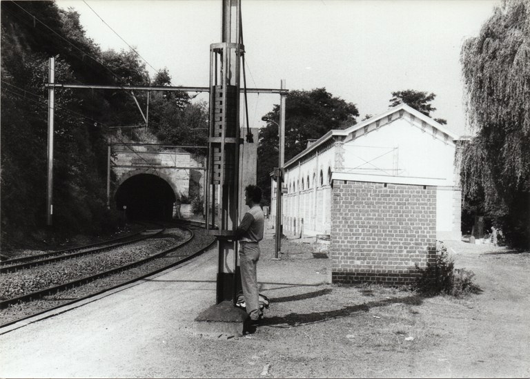 La gare de Dolhain-Gileppe en 1988