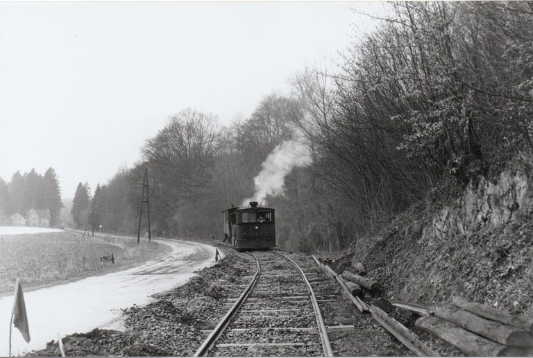 Goé - Le vicinal à vapeur vers 1960