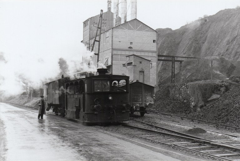 Goé - Le vicinal à vapeur vers 1960