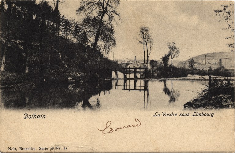 La Vesdre sous Limbourg en 1904