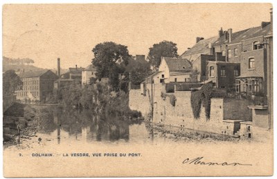 La Vesdre, vue prise du pont