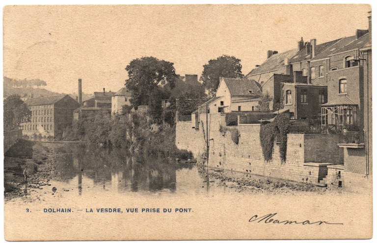 La Vesdre, vue prise du pont