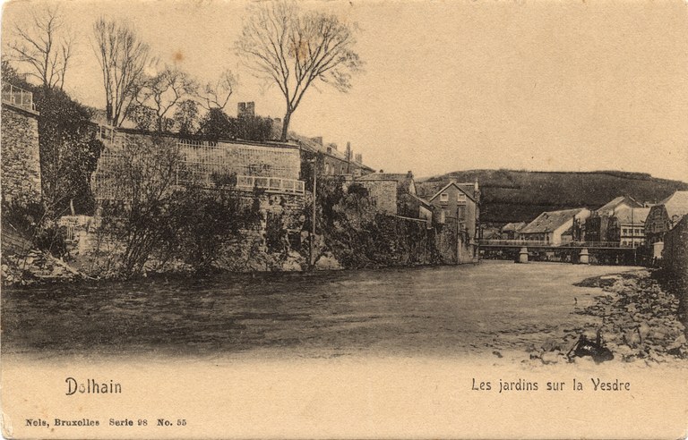 Les jardins sur la Vesdre en 1903