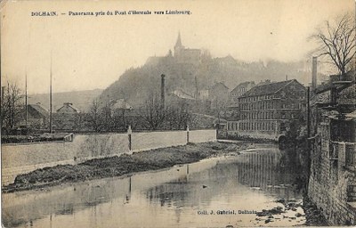 Panorama pris du pont d'Hercule vers Limbourg