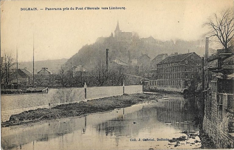 Panorama pris du pont d'Hercule vers Limbourg