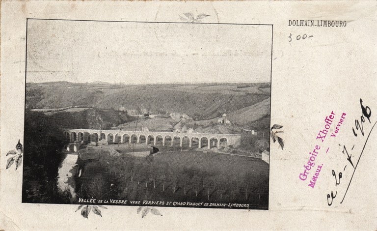 Le grand viaduc vers 1906